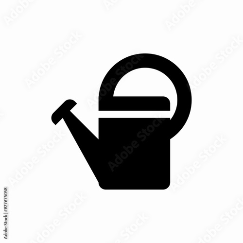 watering can garden icon sign