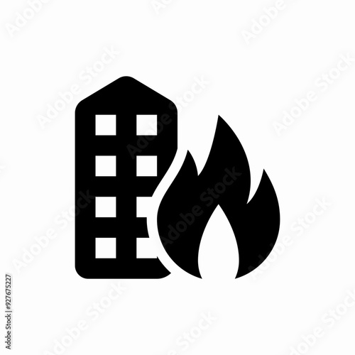 city fires flame icon sign