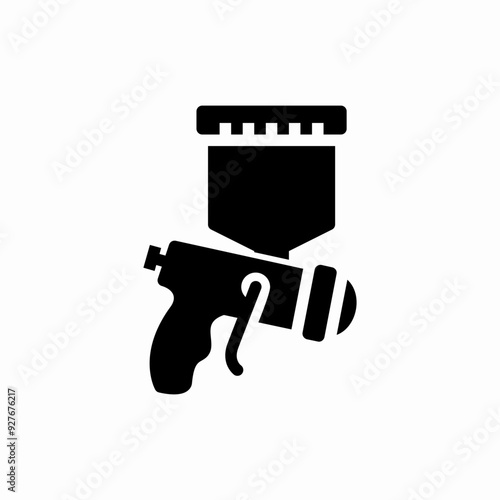 paint spray pulverizer icon sign