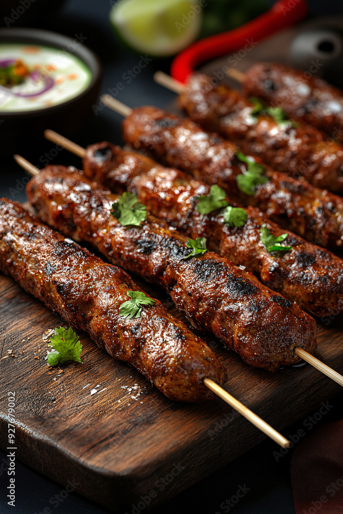 shish kebab on skewers shish kebab on skewers