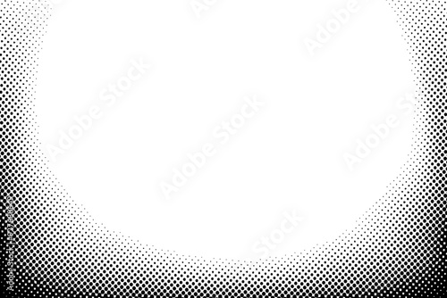 Points. Gradient texture. Grunge halftone grid background. White and black sand noise. Retro pixelated vector backdrop