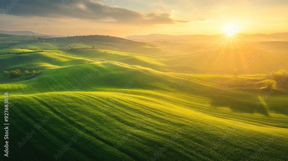 Golden Hour in Rolling Hills Golden Hour in Rolling Hills