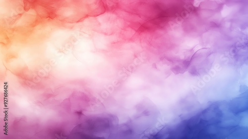 A vibrant, abstract background featuring soft clouds of color, blending pink, purple, and orange tones for creative projects.