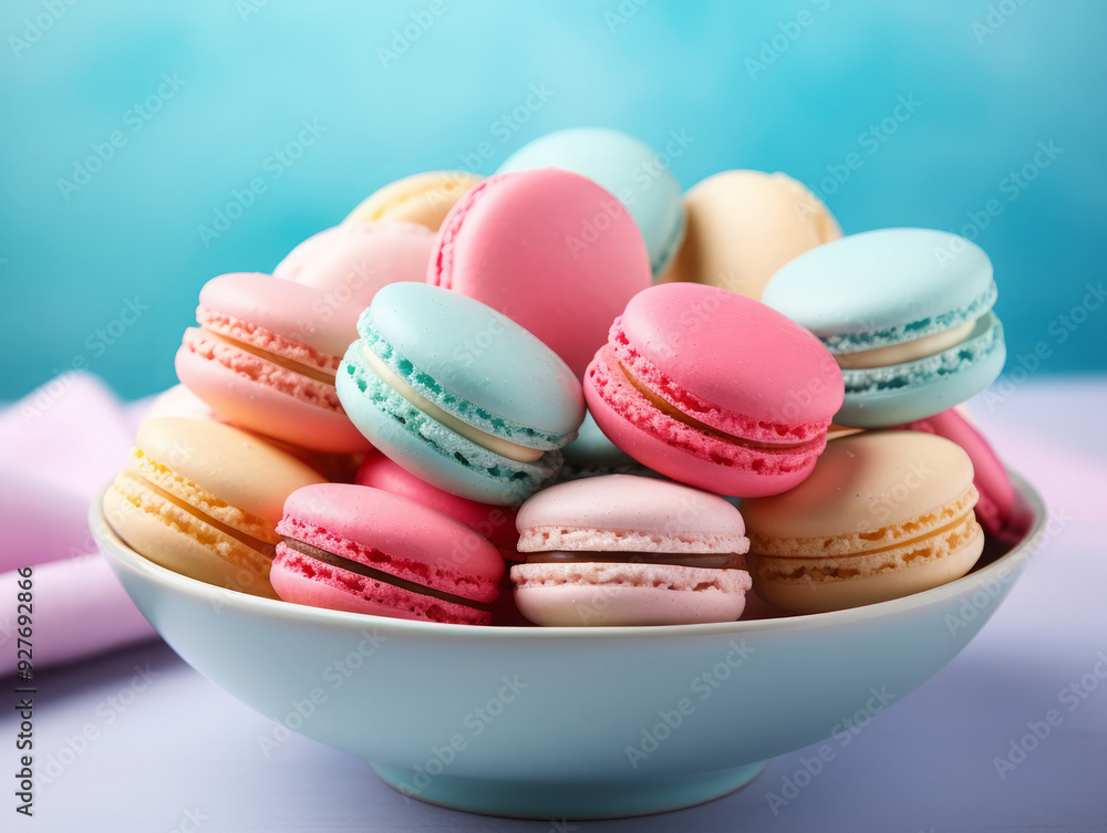 Awesome Macarons banner template Awesome Macarons banner template