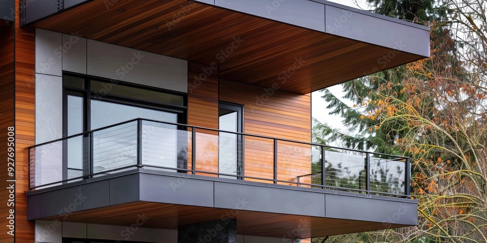 Fototapeta premium modern balcony, oregon