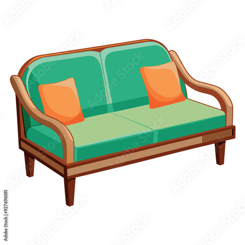 Outdoor Sofa Vector Design