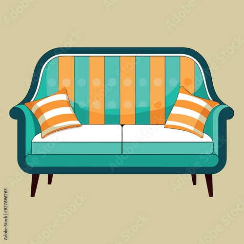 Outdoor Sofa Vector Design