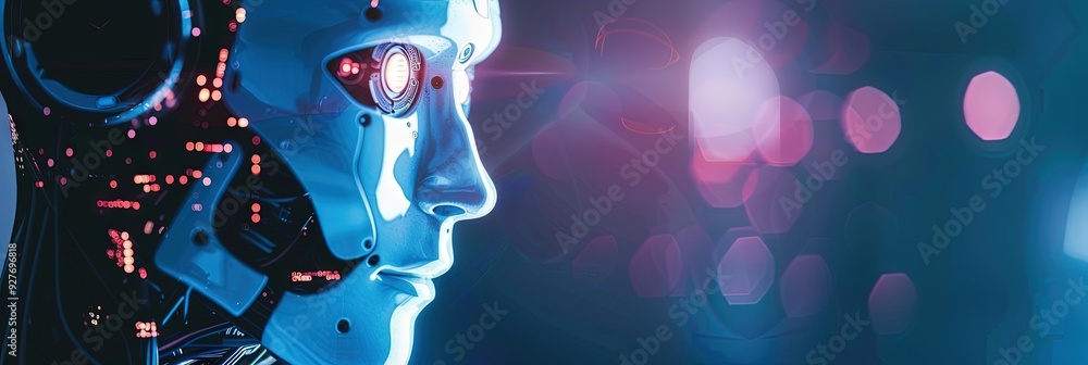 Artificial intelligence technology and data science concept Artificial intelligence technology and data science concept