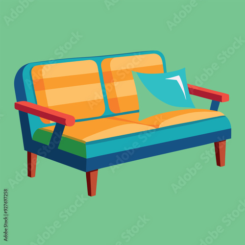 Outdoor Sofa Vector Design