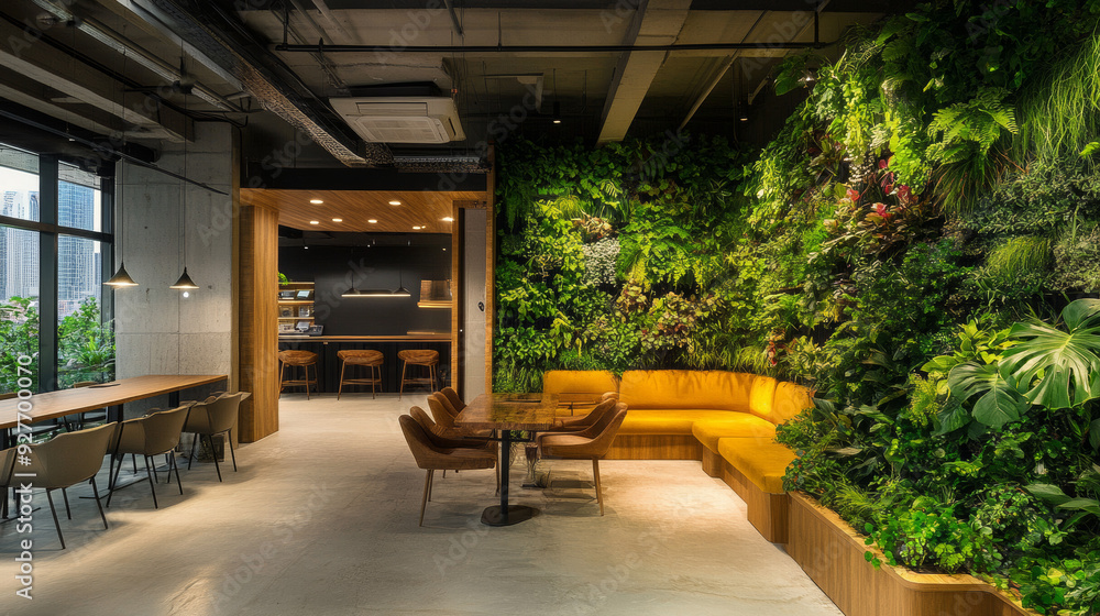 Office spaces with plants and other greenery, such as vertical gardens, create a visually appealing and natural atmosphere. --ar 16:9 --v 6.1 Job ID: fdcf131f-3731-45bb-920b-b02952edf5bd Office spaces with plants and other greenery, such as vertical gardens, create a visually appealing and natural atmosphere. --ar 16:9 --v 6.1 Job ID: fdcf131f-3731-45bb-920b-b02952edf5bd
