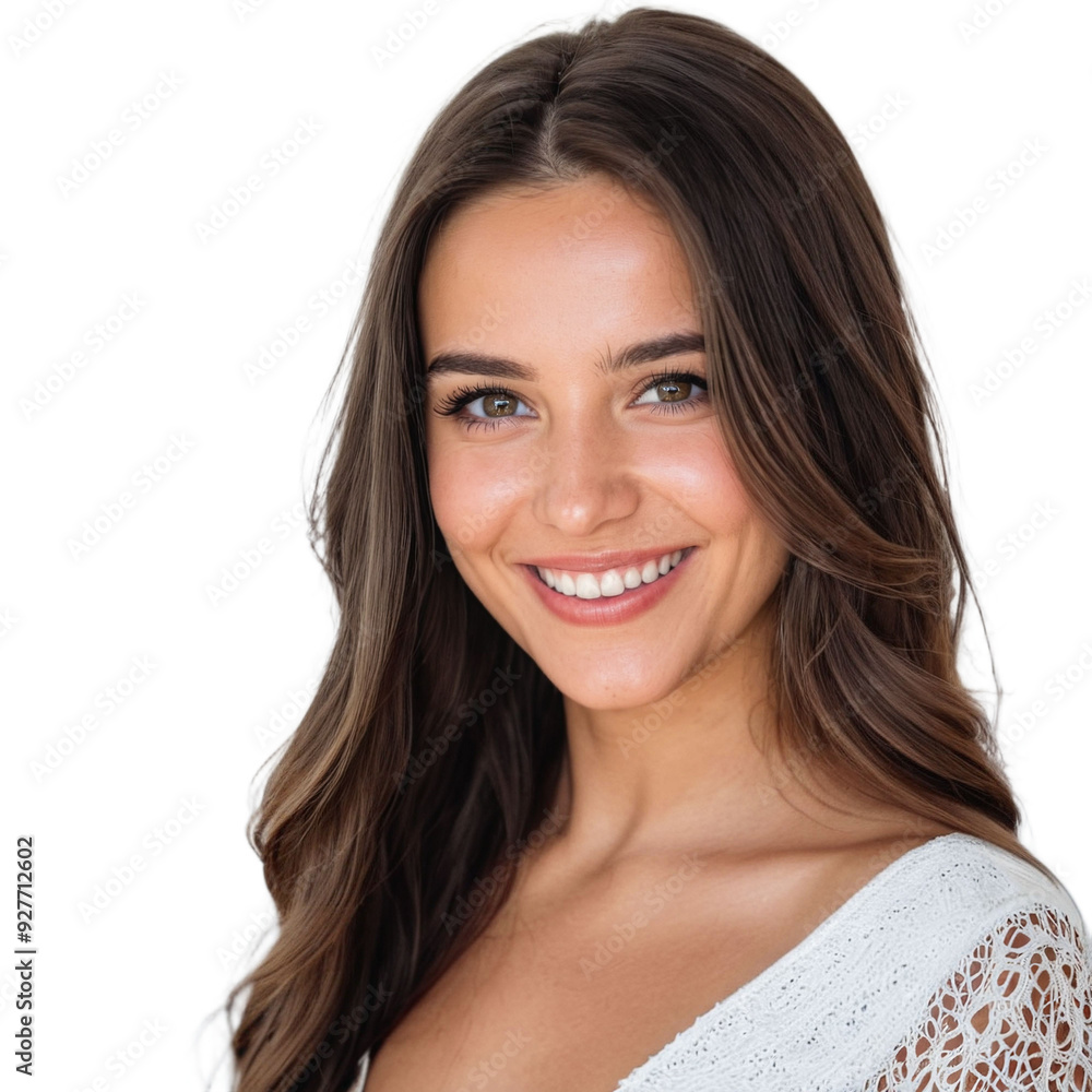a happy woman, smiling, transparent background a happy woman, smiling, transparent background