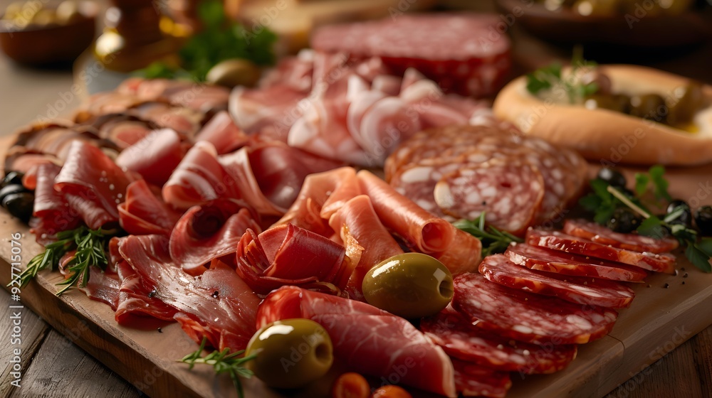 Delicatessen assorted deli meats Delicatessen assorted deli meats