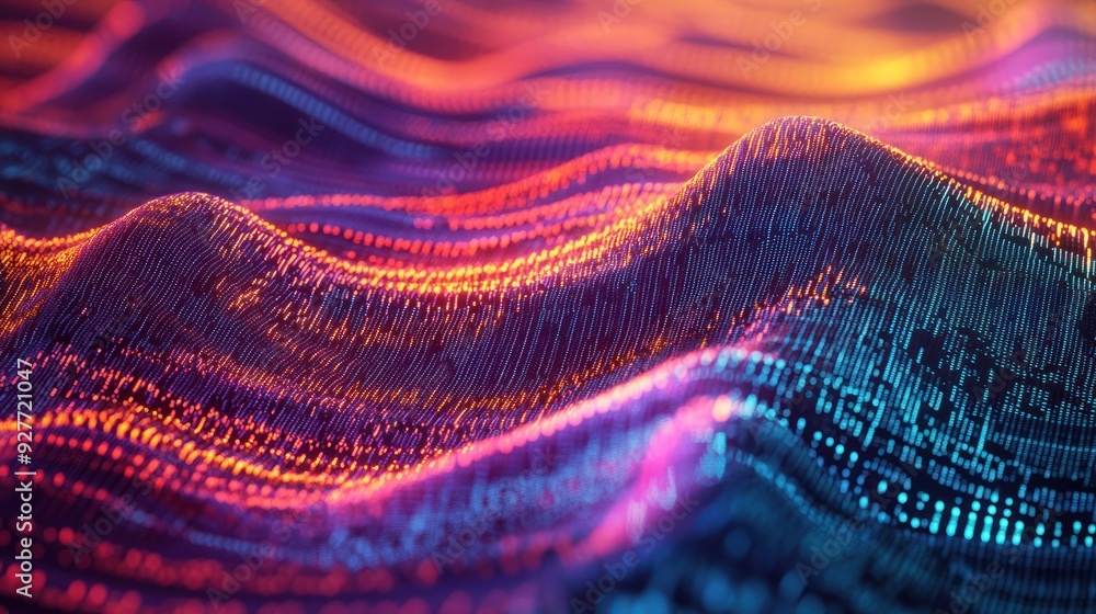 data of crypto waves 3d illustration of wavy lines in the information code field data flow cyber concept coding and technology data of crypto waves 3d illustration of wavy lines in the information code field data flow cyber concept coding and technology