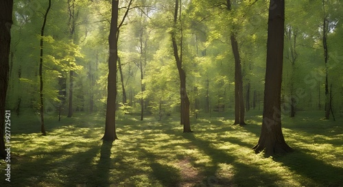 morning in the forest