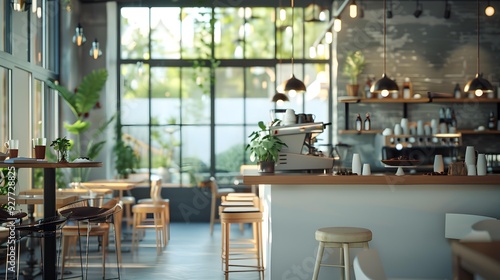 Premium coffee shops an elegant establishment