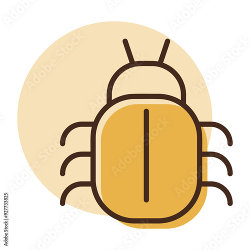 Software or program bug vector icon