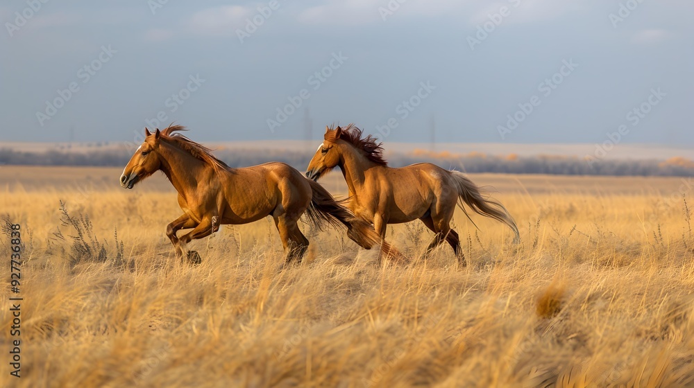 Obraz premium Missouri fox trotters are known for their unique