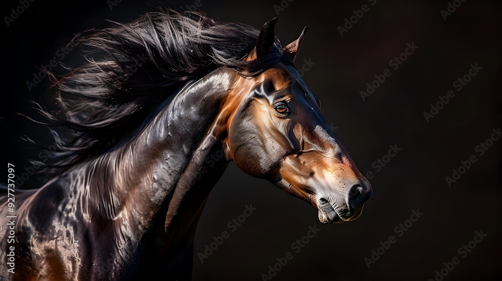 Obraz premium Tennessee walker horses with their unique gait