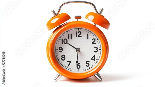 Orange alarm clock 