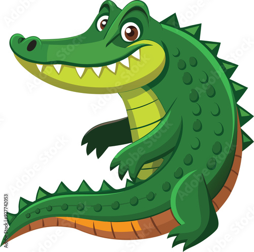 crocodile vector