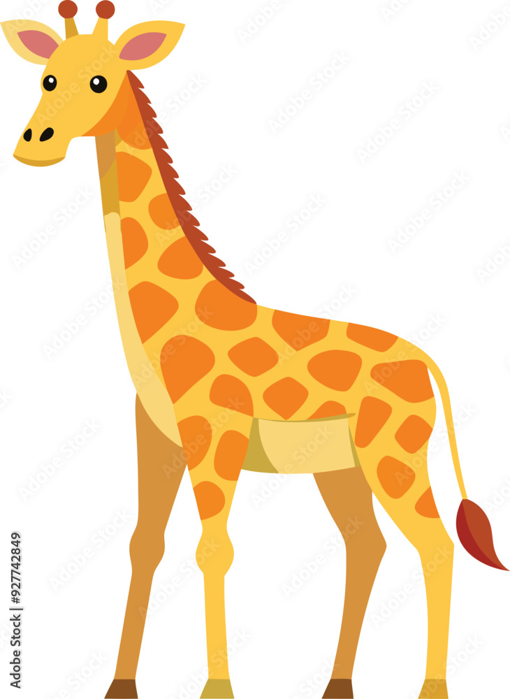 giraffe vector silhouettes isolated on a white background giraffe vector silhouettes isolated on a white background