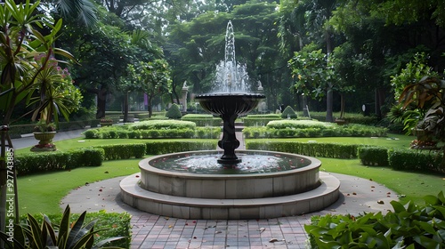 Urban oases surrounded by greenery create unique corners