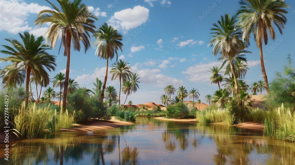 Oases amazingly located in the heart Oases amazingly located in the heart
