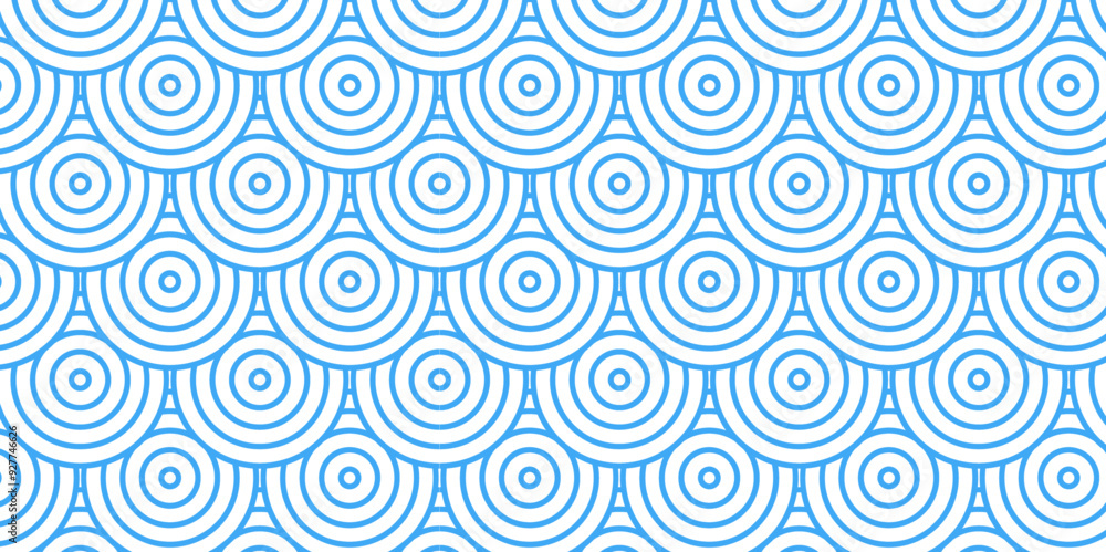 Abstract traditional geometric overlapping creative wave circle minimal lapping textile round vector texture. blue and white fabric element repeat swirl geometrical background. Abstract traditional geometric overlapping creative wave circle minimal lapping textile round vector texture. blue and white fabric element repeat swirl geometrical background.