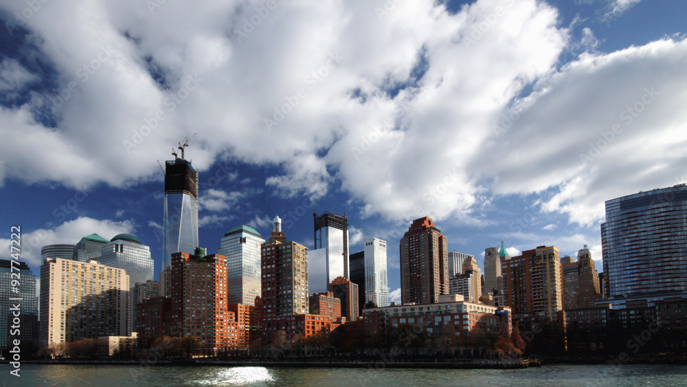 Obraz premium Manhattan skyscrapers 