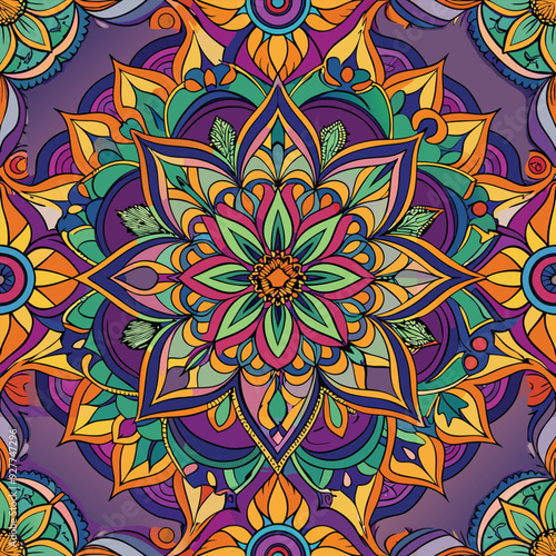 Mandala background pattern design