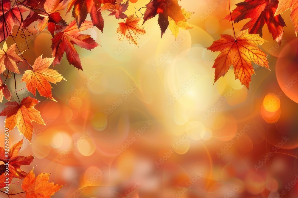 Autumn bright background with colorful leaves Autumn bright background with colorful leaves