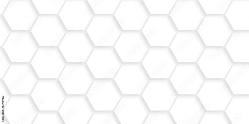 Abstract White Hexagonal Background. Luxury White Pattern. Vector Illustration. 3D Futuristic abstract honeycomb mosaic white background. geometric mesh cell texture. modern futuristic wallpaper. Abstract White Hexagonal Background. Luxury White Pattern. Vector Illustration. 3D Futuristic abstract honeycomb mosaic white background. geometric mesh cell texture. modern futuristic wallpaper.