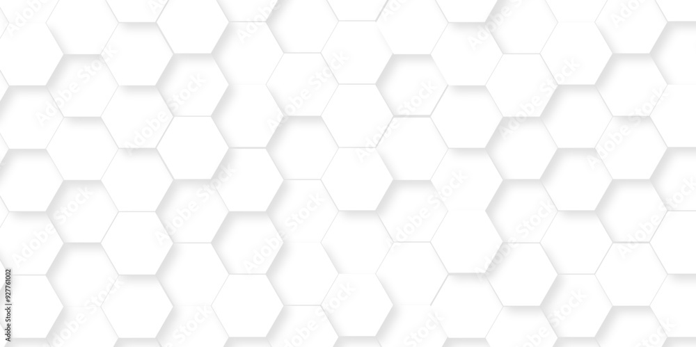 Abstract White Hexagonal Background. Luxury White Pattern. Vector Illustration. 3D Futuristic abstract honeycomb mosaic white background. geometric mesh cell texture. modern futuristic wallpaper. Abstract White Hexagonal Background. Luxury White Pattern. Vector Illustration. 3D Futuristic abstract honeycomb mosaic white background. geometric mesh cell texture. modern futuristic wallpaper.