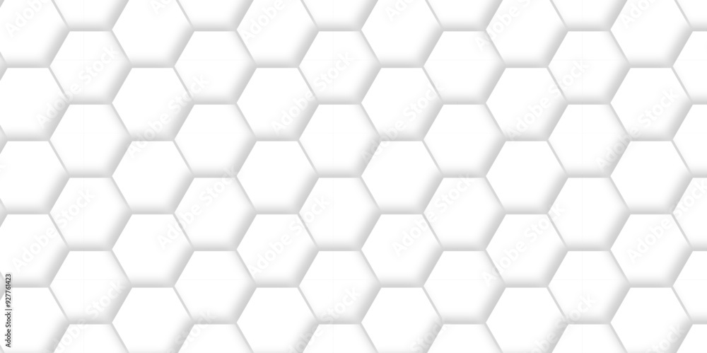 White Hexagonal Background. Luxury White Pattern. Vector Illustration. 3D Futuristic abstract honeycomb mosaic white background. geometric mesh cell texture. modern futuristic wallpaper. White Hexagonal Background. Luxury White Pattern. Vector Illustration. 3D Futuristic abstract honeycomb mosaic white background. geometric mesh cell texture. modern futuristic wallpaper.