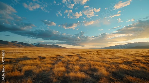 The plains of mongolia are endless steppes