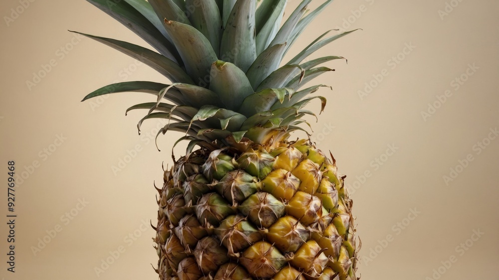 concept fruit tropical view top background, beige on pineapple fresh of Slices. concept fruit tropical view top background, beige on pineapple fresh of Slices.