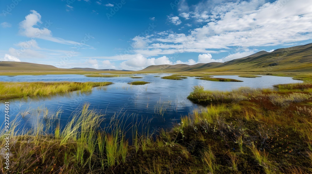 Tundra mighty expanses stretching to the horizon Tundra mighty expanses stretching to the horizon