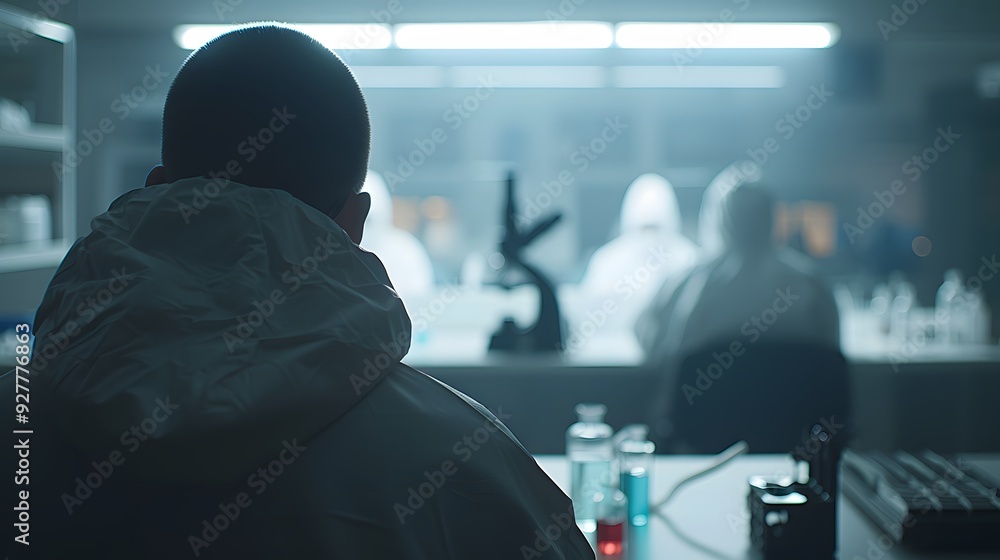 scientist working in laboratory scientist working in laboratory