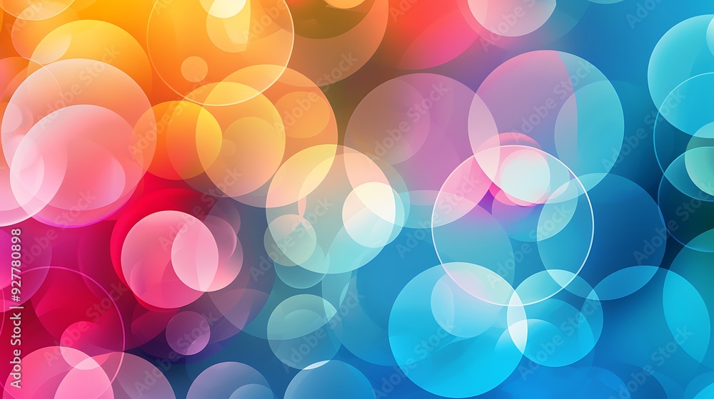 Abstract Background, Circles. Abstract Background, Circles.