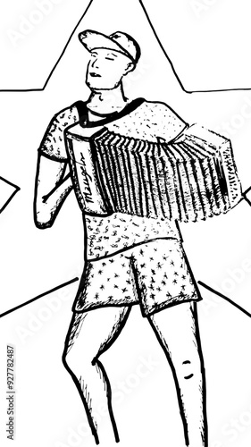 sketch of a person