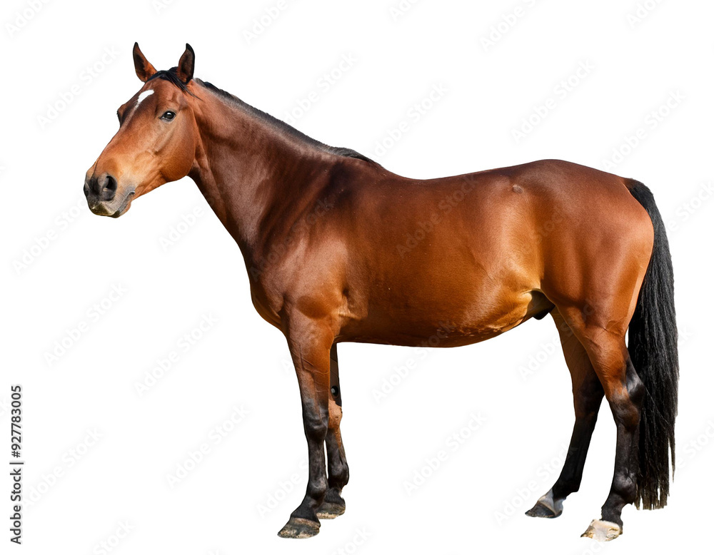 Obraz premium Pferd, isoliert Hintergrund, Freisteller, Transparent