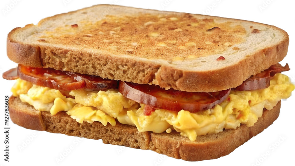 Delicious bacon egg sandwic transparent background png download Delicious bacon egg sandwic transparent background png download