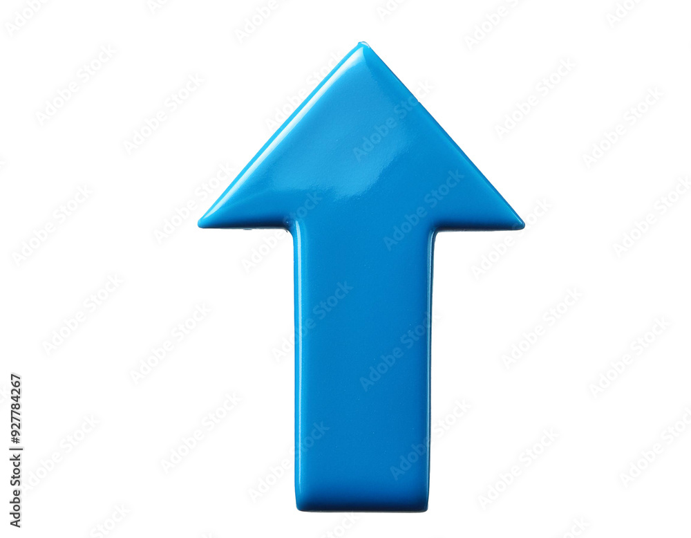 senkrechter blauer Pfeil, isoliert Hintergrund, Freisteller, Transparent senkrechter blauer Pfeil, isoliert Hintergrund, Freisteller, Transparent