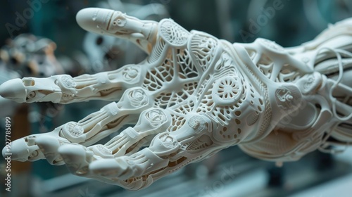 Intricate 3D Printed Robotic Hand