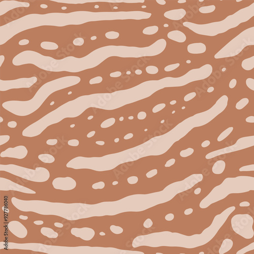 Baby tapir animal skin print. Exotic jungle animal skin seamless pattern. Paper, textile, fashion design. Tropical animal skin background, texture.
