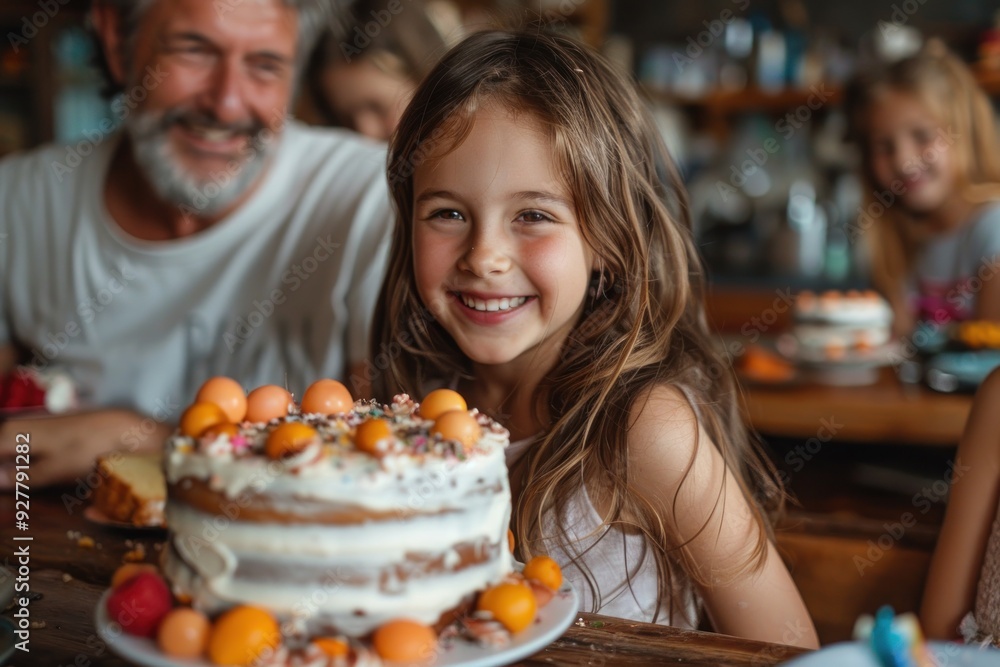 Birthday Girl's Joyful Smile