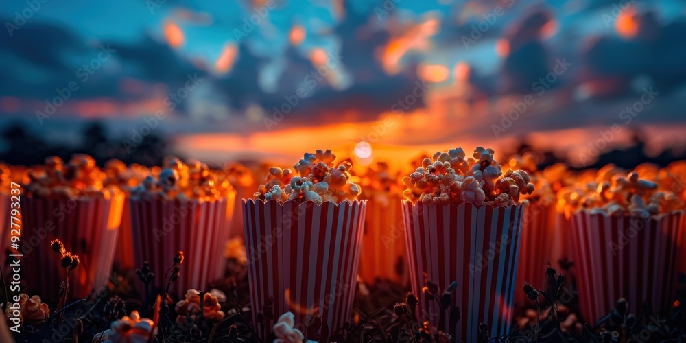 Popcorn at Sunset