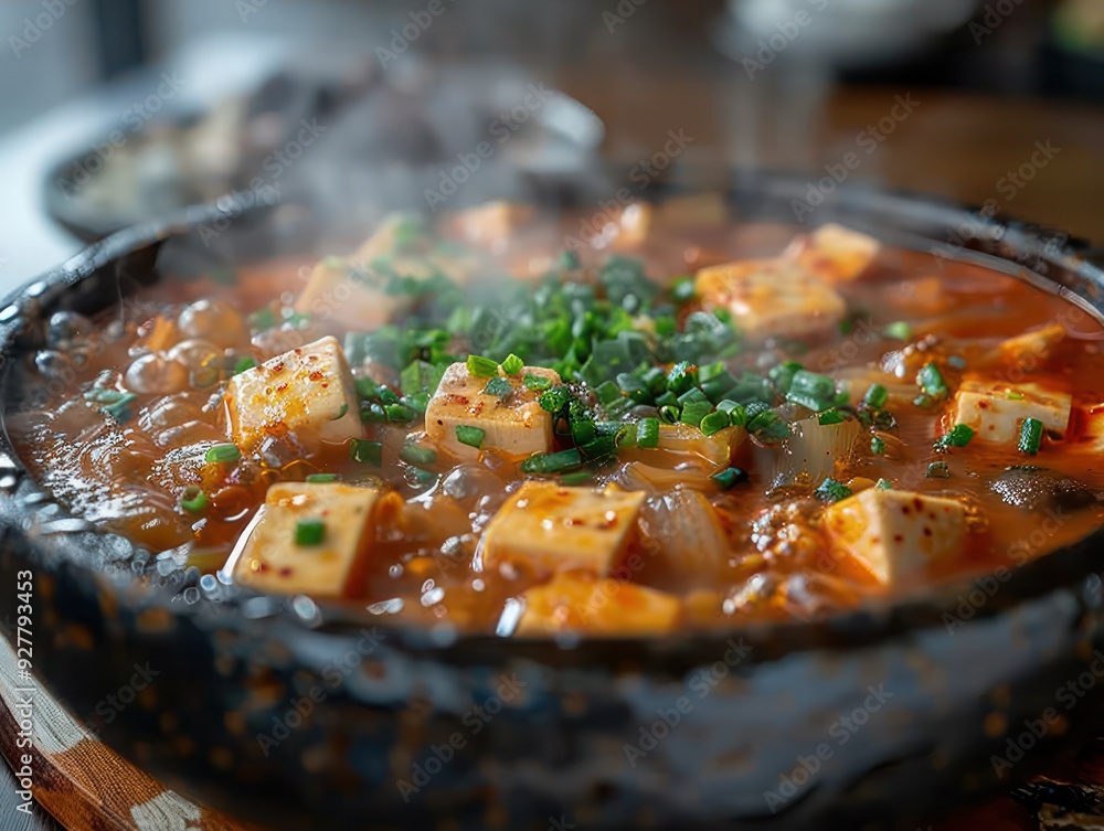 Steaming Hot Tofu Soup