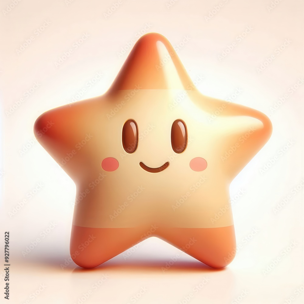 Bright and cheerful 3D star character with a smiling face, perfect for children's branding, apps, and playful design projects. Ideal for gaming, education, or creative marketing. Bright and cheerful 3D star character with a smiling face, perfect for children's branding, apps, and playful design projects. Ideal for gaming, education, or creative marketing.