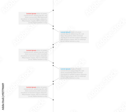 Infographic design with 5 options or steps. Infographics for business concept.